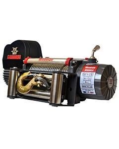 WARRIOR Samurai Series 9,500 lb Premium Electric High-Speed Winch (Steel Cable Included)