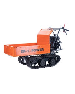 DK2 by Marlon OPD813 660 lb Gas-Powered Dump Cart with 7HP Kohler Engine and Heavy-Duty Tracks