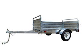 4.5 ft. x 7.5 ft. Galvanized Single Axle Multi-Utility Trailer